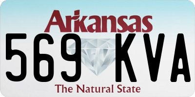 AR license plate 569KVA