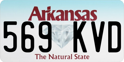 AR license plate 569KVD