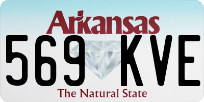 AR license plate 569KVE
