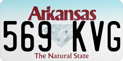 AR license plate 569KVG