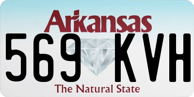 AR license plate 569KVH