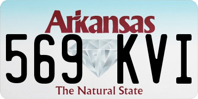 AR license plate 569KVI
