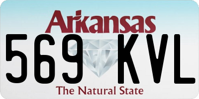 AR license plate 569KVL