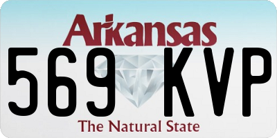 AR license plate 569KVP