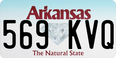 AR license plate 569KVQ