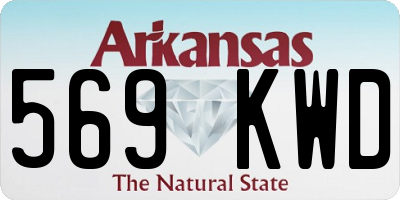 AR license plate 569KWD