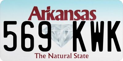 AR license plate 569KWK