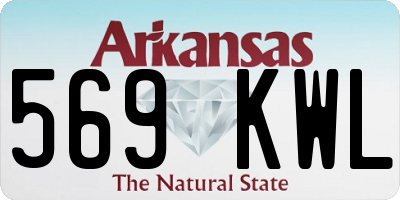 AR license plate 569KWL