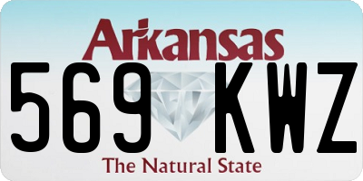 AR license plate 569KWZ