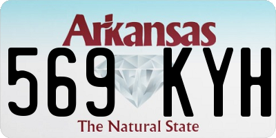 AR license plate 569KYH