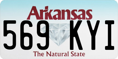 AR license plate 569KYI