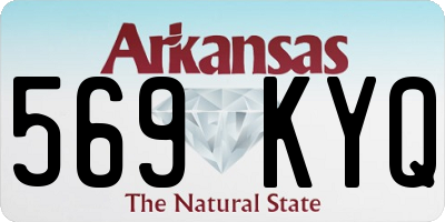 AR license plate 569KYQ