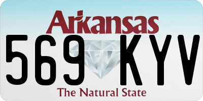 AR license plate 569KYV