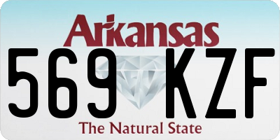 AR license plate 569KZF