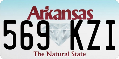 AR license plate 569KZI