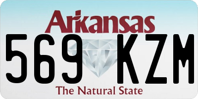 AR license plate 569KZM