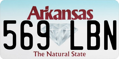 AR license plate 569LBN