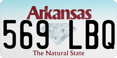 AR license plate 569LBQ