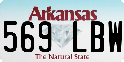 AR license plate 569LBW