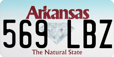 AR license plate 569LBZ