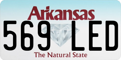 AR license plate 569LED