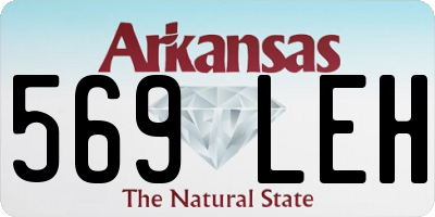 AR license plate 569LEH