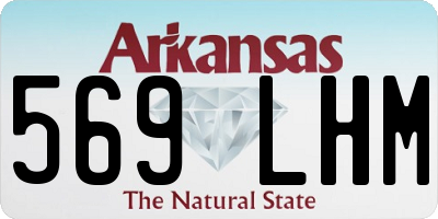 AR license plate 569LHM