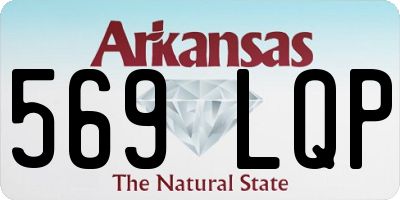 AR license plate 569LQP