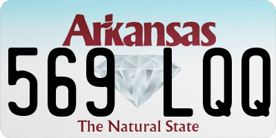 AR license plate 569LQQ