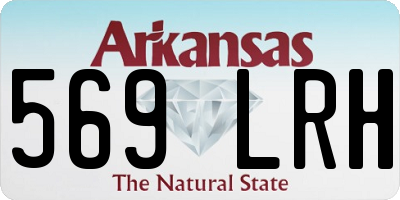 AR license plate 569LRH