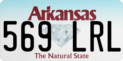 AR license plate 569LRL