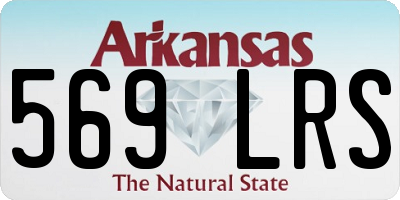 AR license plate 569LRS