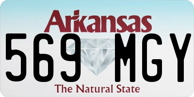 AR license plate 569MGY