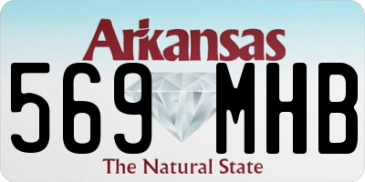 AR license plate 569MHB