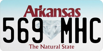 AR license plate 569MHC