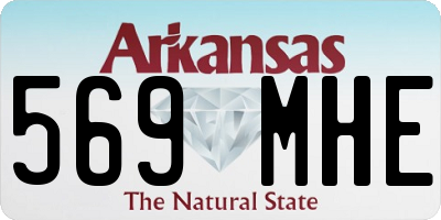 AR license plate 569MHE