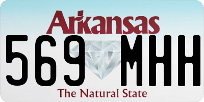 AR license plate 569MHH
