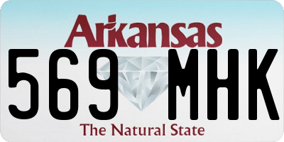 AR license plate 569MHK