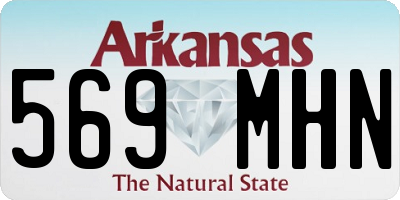 AR license plate 569MHN