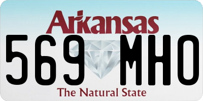 AR license plate 569MHO