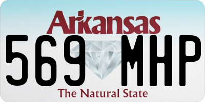 AR license plate 569MHP