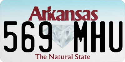 AR license plate 569MHU