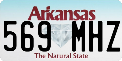 AR license plate 569MHZ