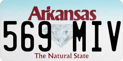 AR license plate 569MIV