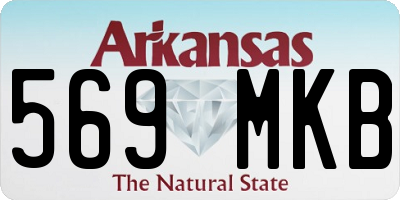 AR license plate 569MKB