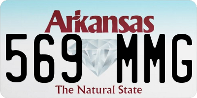 AR license plate 569MMG