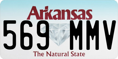 AR license plate 569MMV