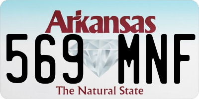 AR license plate 569MNF