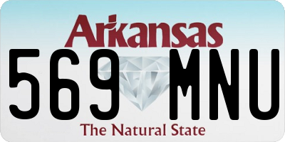 AR license plate 569MNU