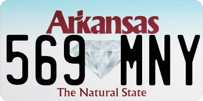 AR license plate 569MNY